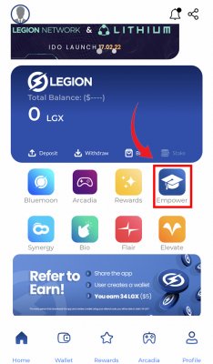 Кошелек Legion Network раздает 34LGX [5$] + 63LGX бонусы за просмотр видео и дополнительно за игры.