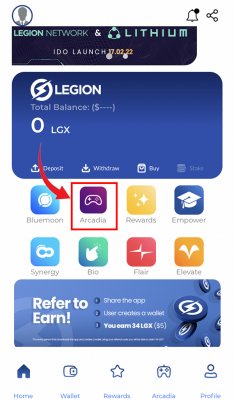 Кошелек Legion Network раздает 34LGX [5$] + 63LGX бонусы за просмотр видео и дополнительно за игры.